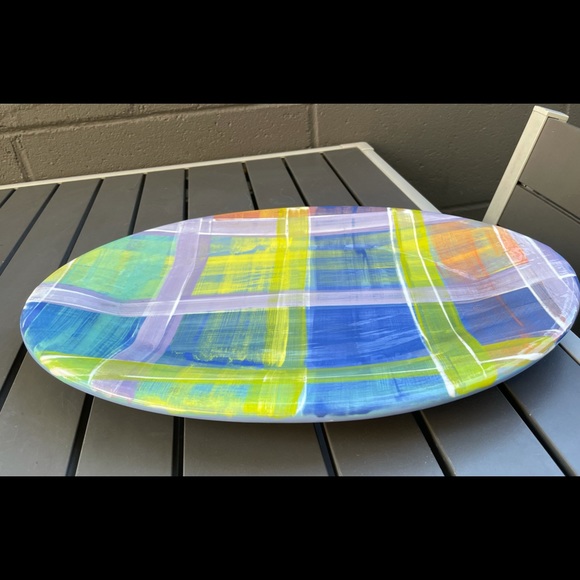“Square Me” Pastel Decorative Serving Platter - Picture 5 of 5